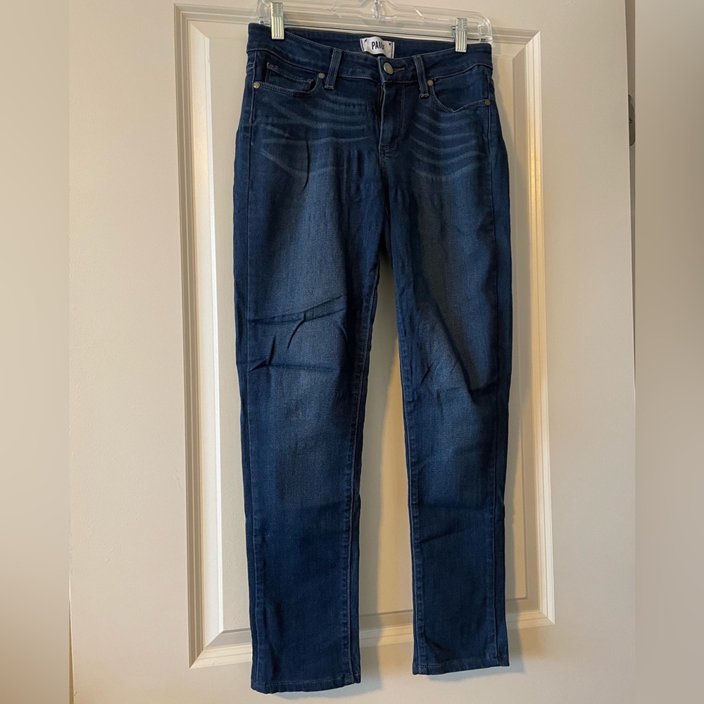 Paige Skyline Skinny Blue Jean Size 27